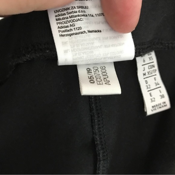 adidas Tape Logo Tights Leggings Women – Black - Picture 4 of 6